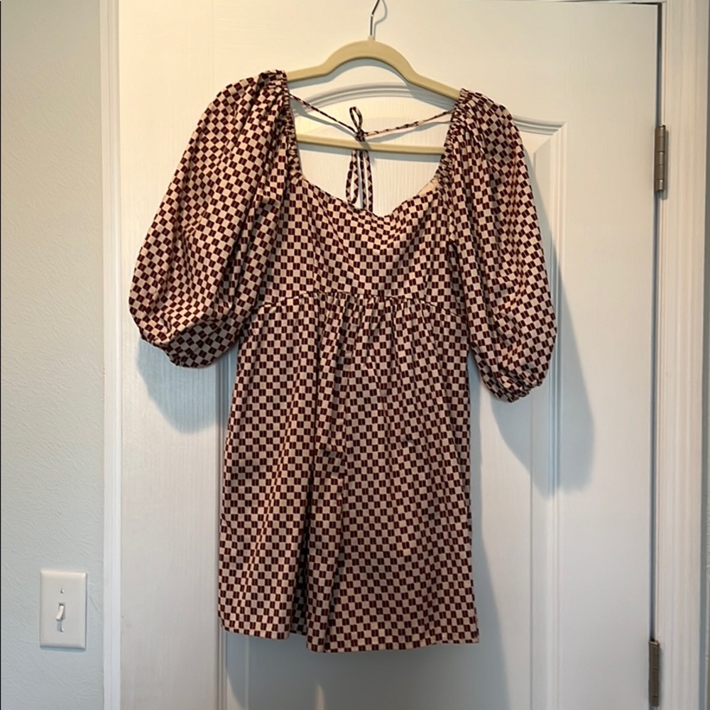 Abercrombie & Fitch Puff Sleeve Flirt Romper